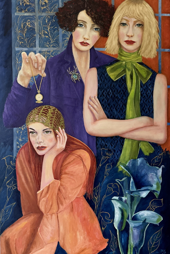 Wahrnehmung 2024 Oel auf Leinwand 180x120cm2